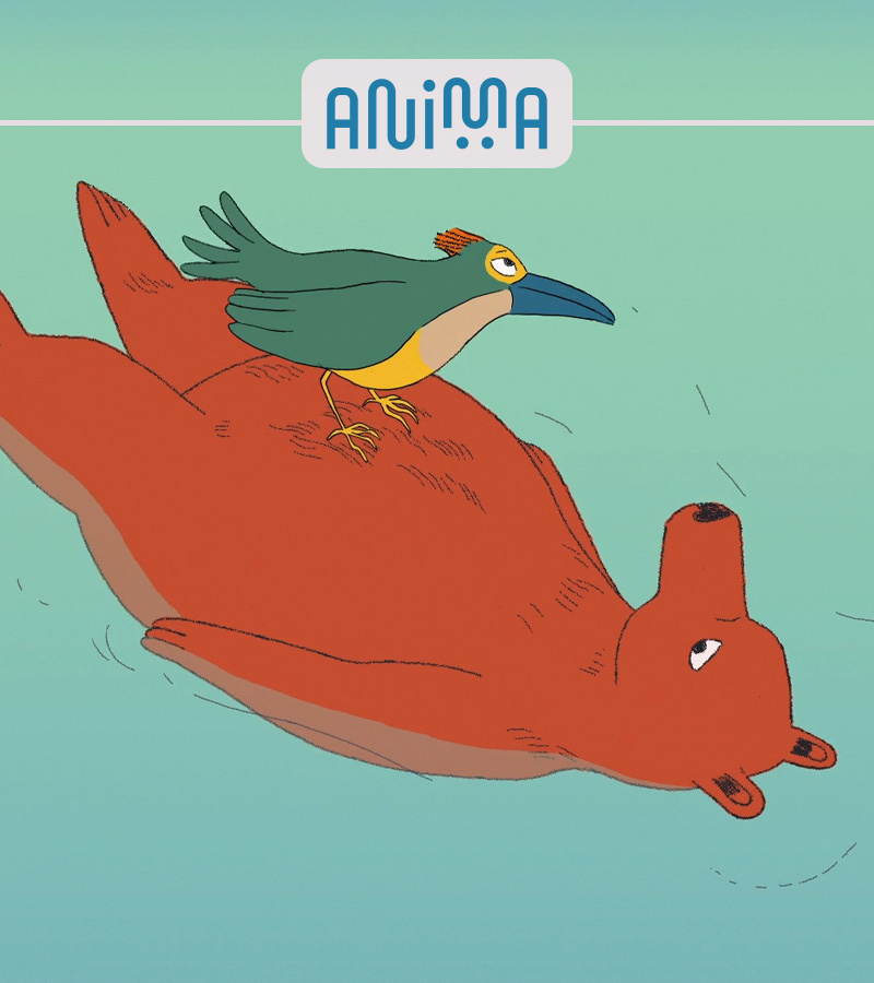 affiche du film expo Anima : L'Ourse et l'Oiseau & Le Trésor de Barracuda